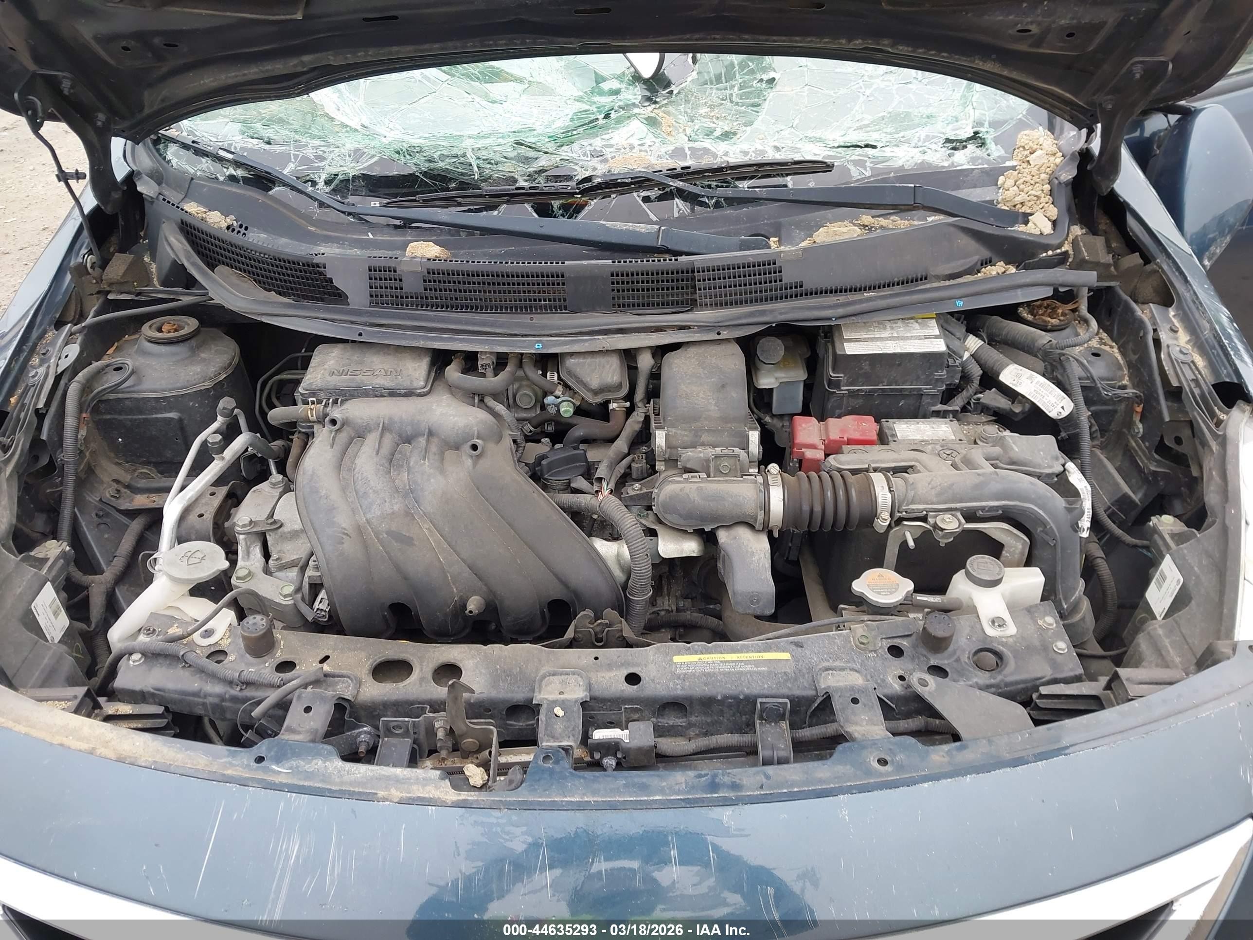 2017 Nissan Versa 1.6 S Blue vin: 3N1CN7AP1HL898161