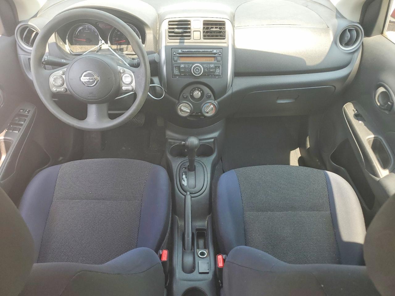2012 Nissan Versa 1.6 S Red vin: 3N1CN7AP2CL846630