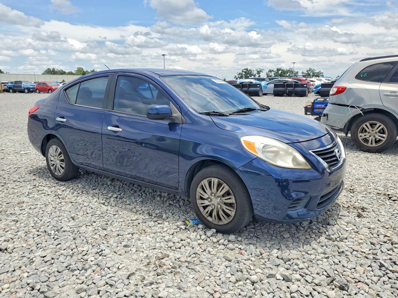 2012 Nissan Versa 1.6 S Blue vin: 3N1CN7AP2CL850063