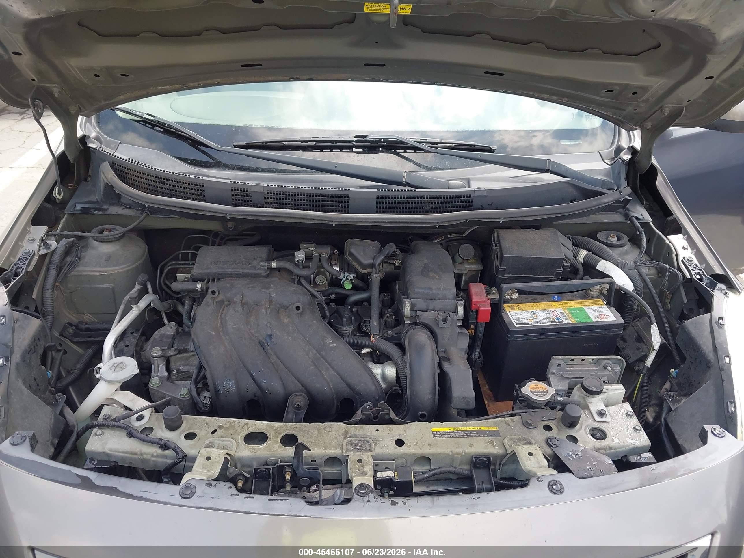 2012 Nissan Versa 1.6 Sv Серый vin: 3N1CN7AP2CL854842