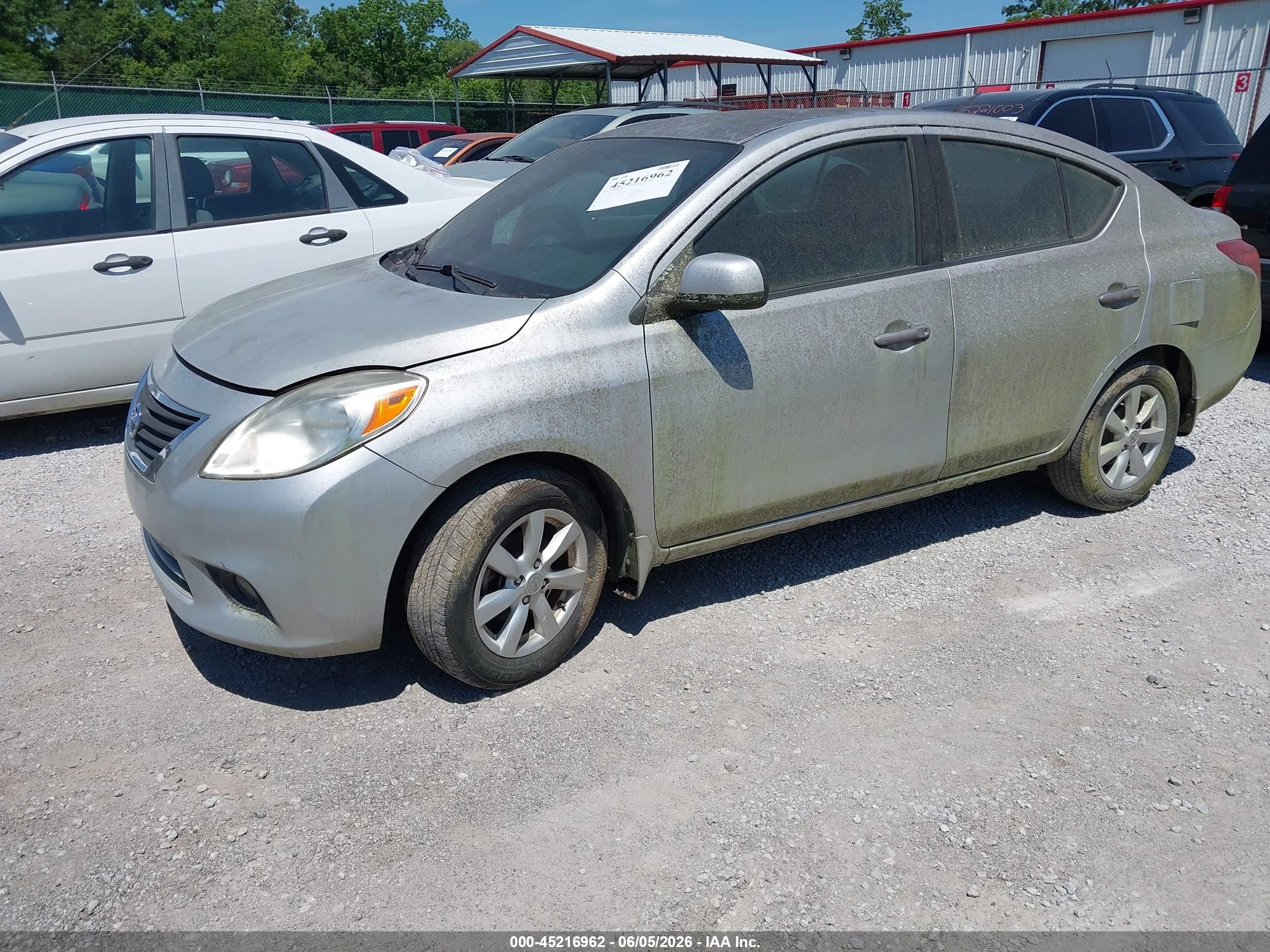 2012 Nissan Versa 1.6 Sl Silver vin: 3N1CN7AP2CL860530
