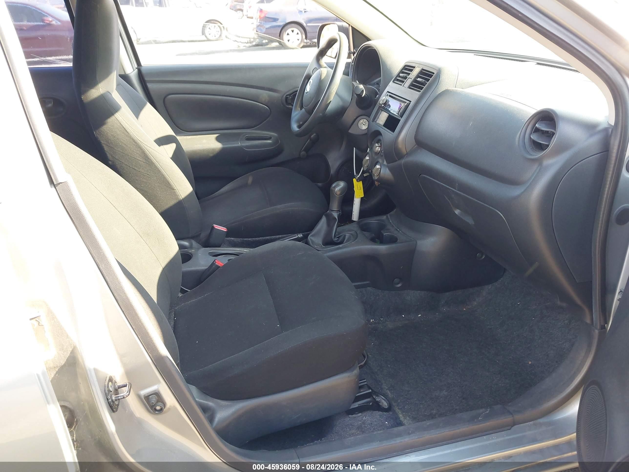 2012 Nissan Versa 1.6 S Gray vin: 3N1CN7AP2CL890563
