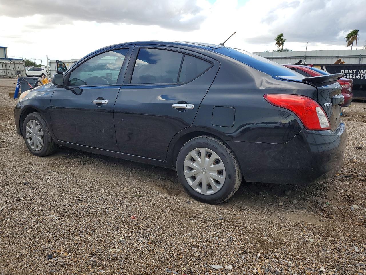 2012 Nissan Versa 1.6 S Black vin: 3N1CN7AP2CL920516