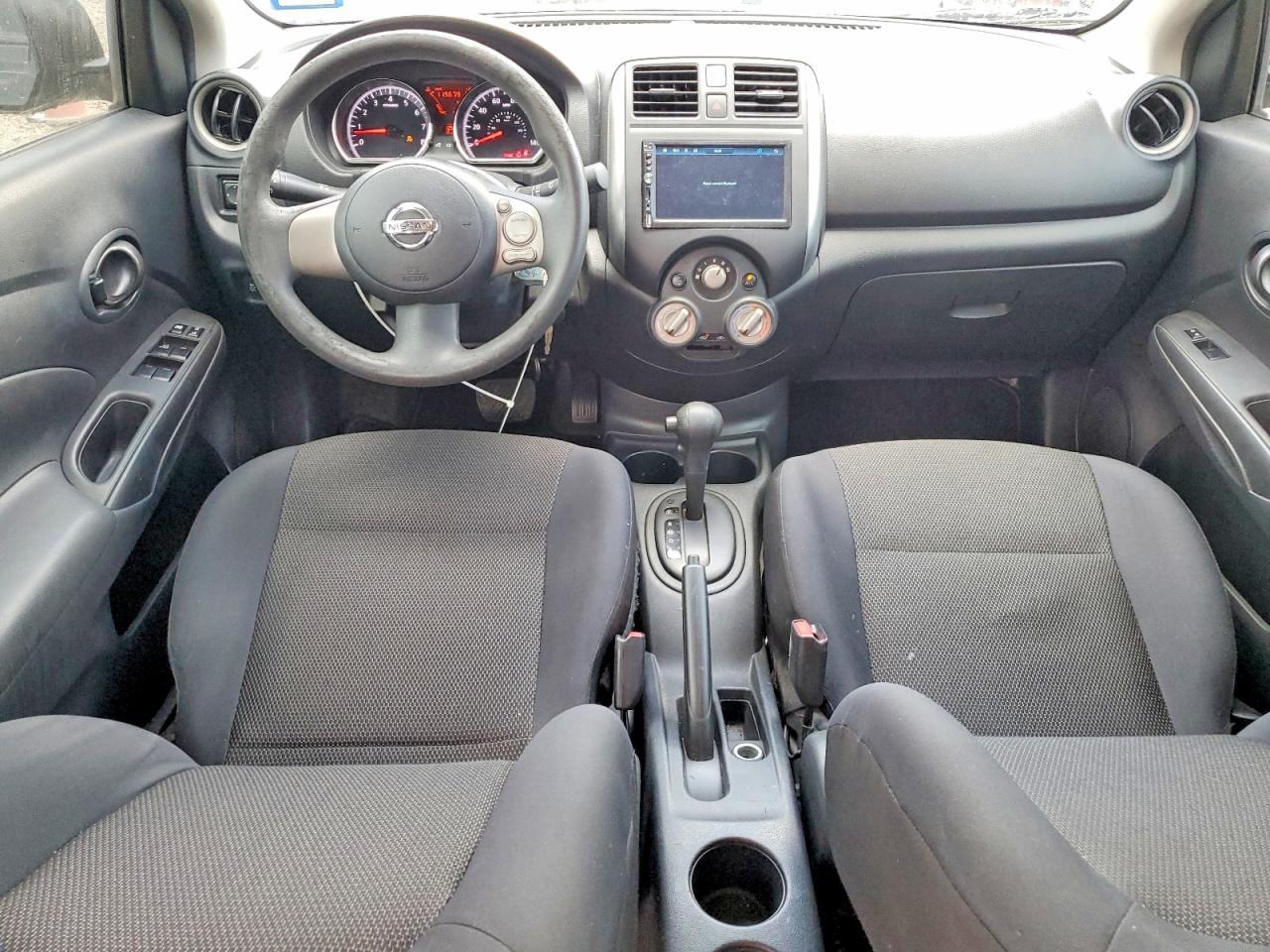 2012 Nissan Versa 1.6 S Black vin: 3N1CN7AP2CL920516