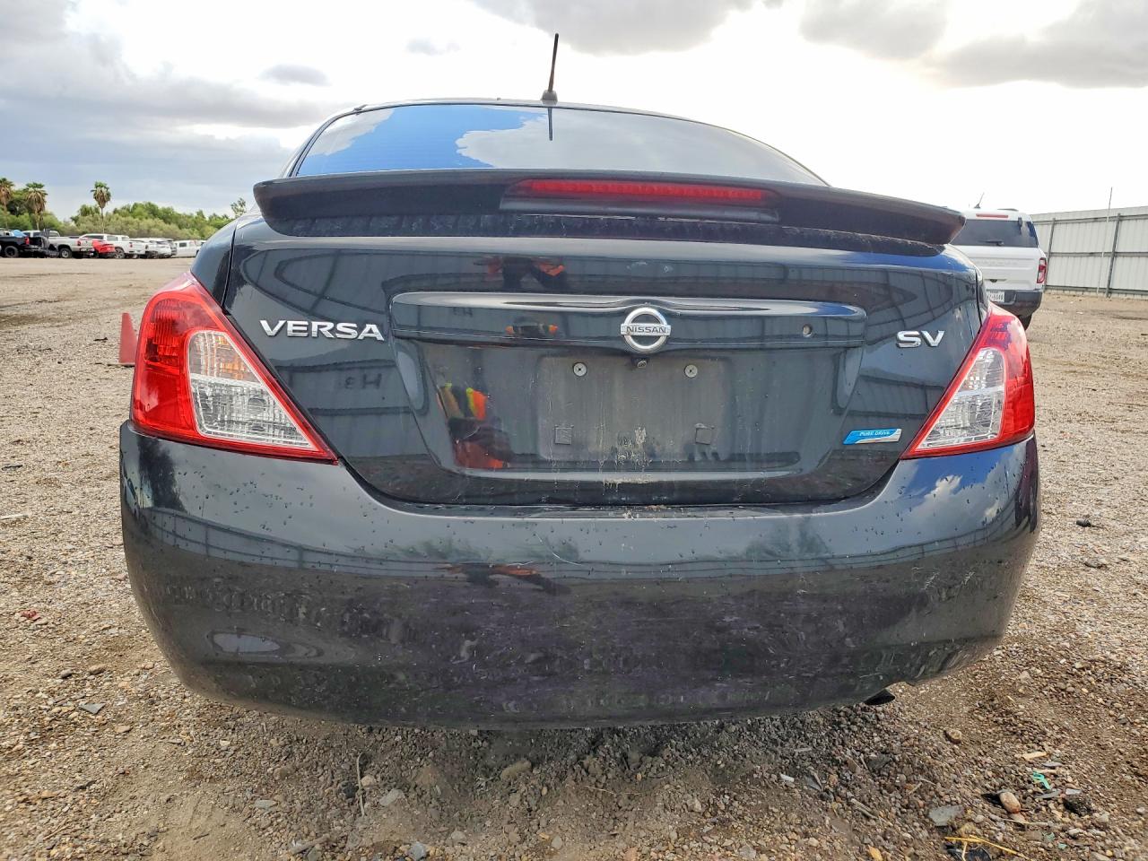 2012 Nissan Versa 1.6 S Black vin: 3N1CN7AP2CL920516