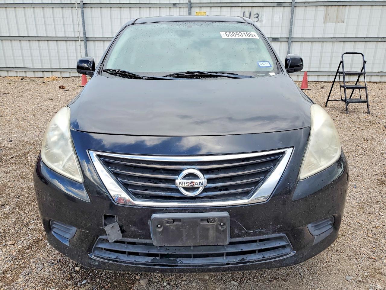 2012 Nissan Versa 1.6 S Black vin: 3N1CN7AP2CL920516