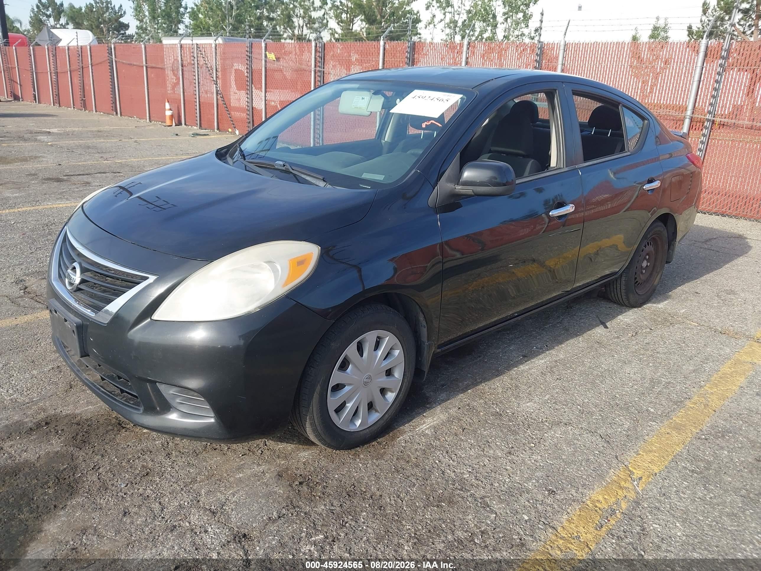 2013 Nissan Versa 1.6 Sv Black vin: 3N1CN7AP2DL861288