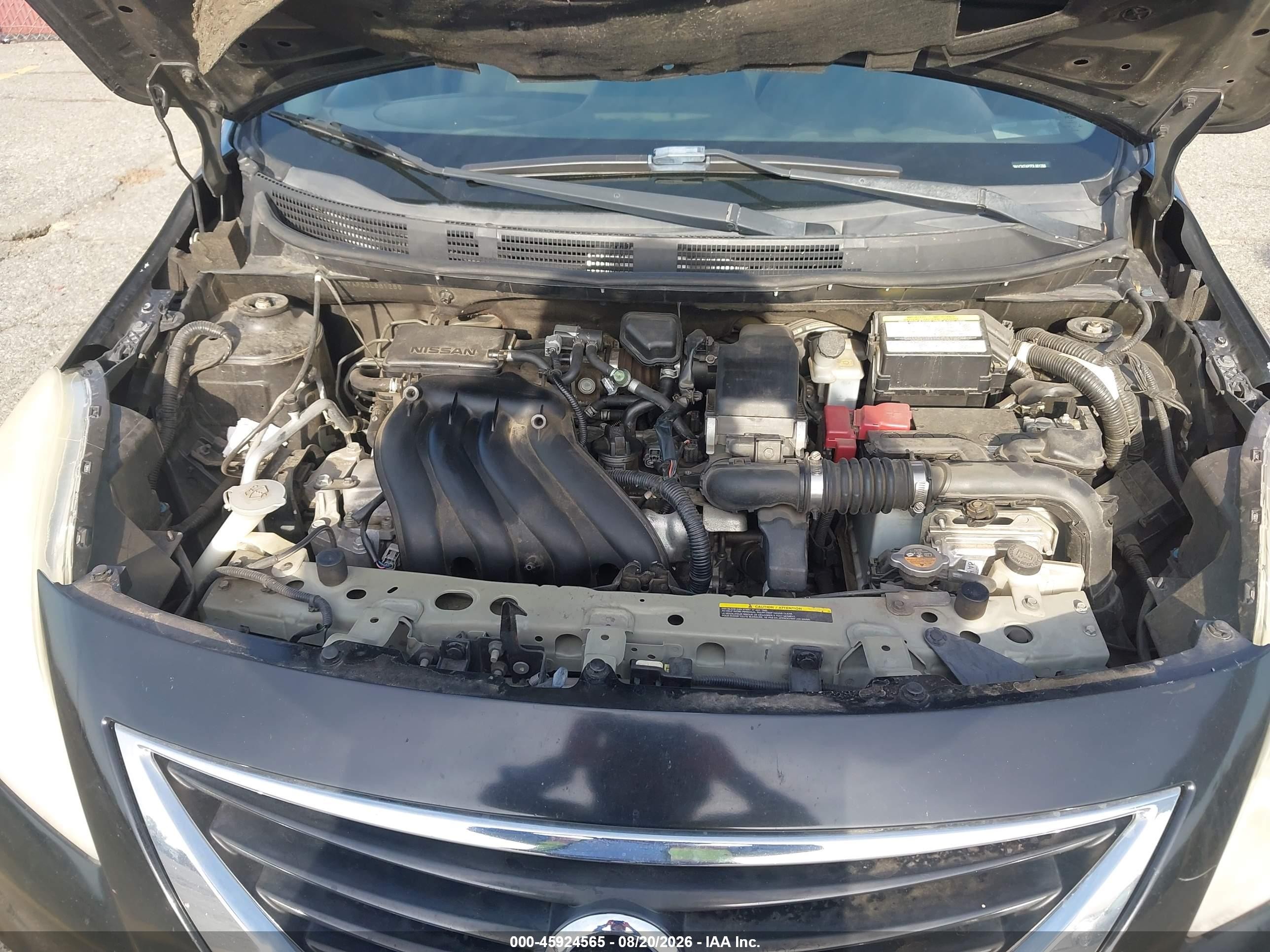2013 Nissan Versa 1.6 Sv Black vin: 3N1CN7AP2DL861288