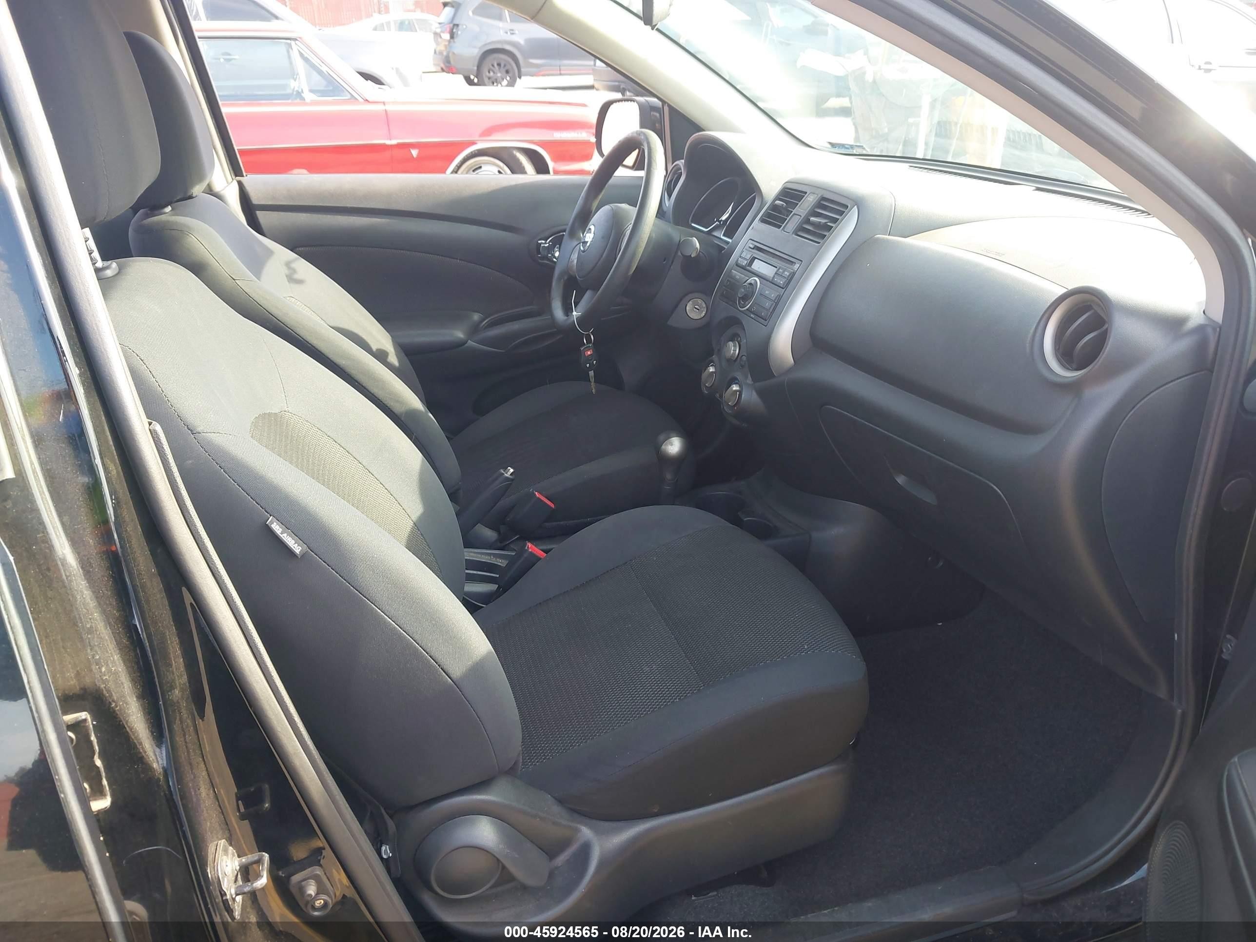 2013 Nissan Versa 1.6 Sv Black vin: 3N1CN7AP2DL861288