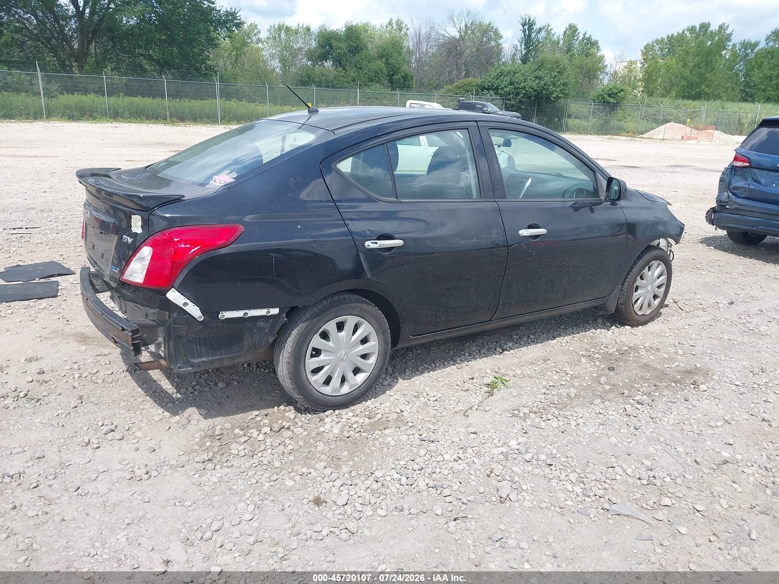 2014 Nissan Versa 1.6 Sv Black vin: 3N1CN7AP2EL807569