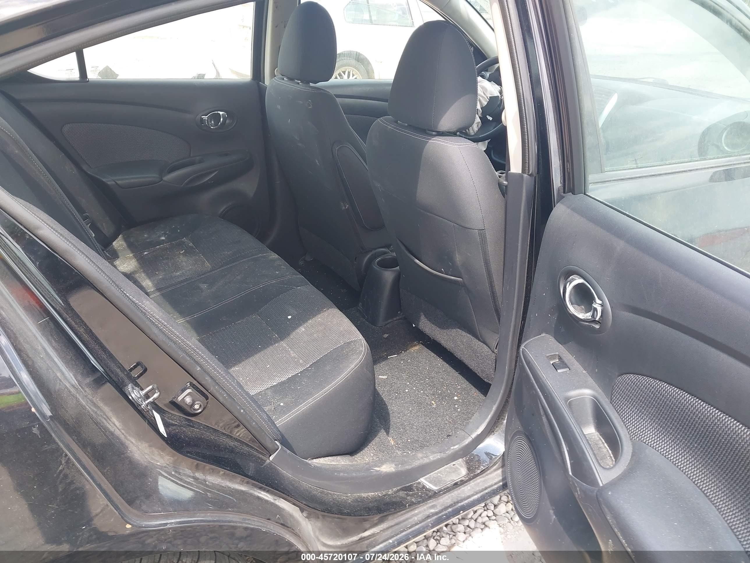 2014 Nissan Versa 1.6 Sv Black vin: 3N1CN7AP2EL807569