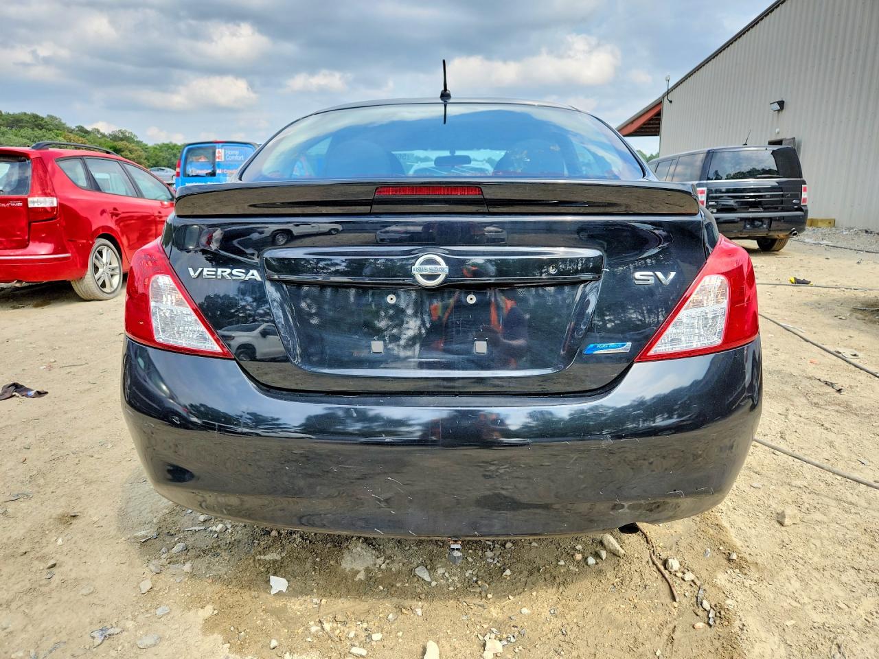 2014 Nissan Versa 1.6 Sv Black vin: 3N1CN7AP2EL807572