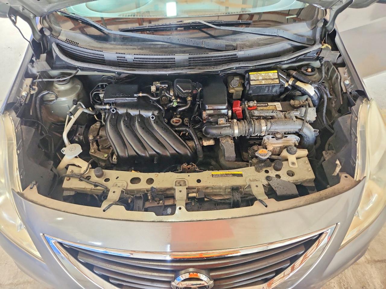 2014 Nissan Versa 1.6 S Gray vin: 3N1CN7AP2EL819494