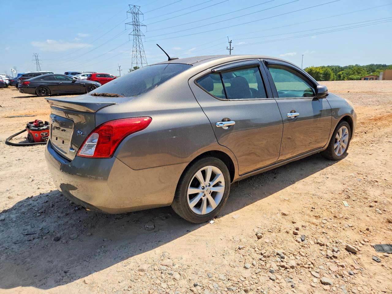 2014 Nissan Versa 1.6 S Gray vin: 3N1CN7AP2EL826638