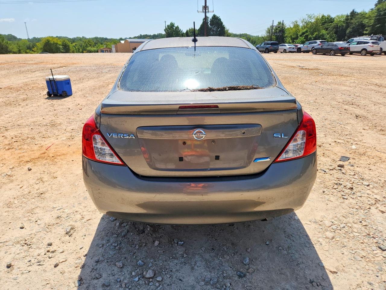 2014 Nissan Versa 1.6 S Gray vin: 3N1CN7AP2EL826638