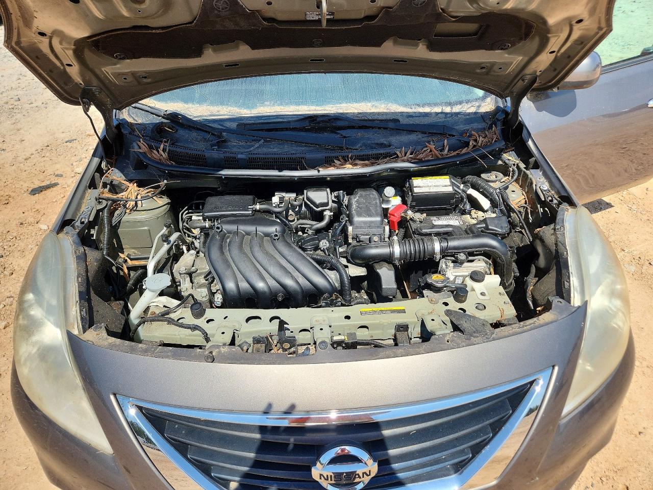 2014 Nissan Versa 1.6 S Gray vin: 3N1CN7AP2EL826638