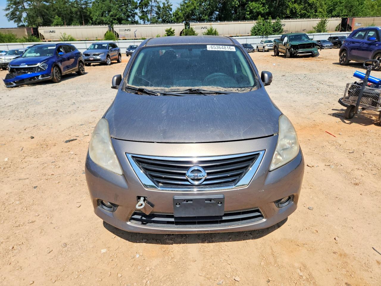 2014 Nissan Versa 1.6 S Gray vin: 3N1CN7AP2EL826638