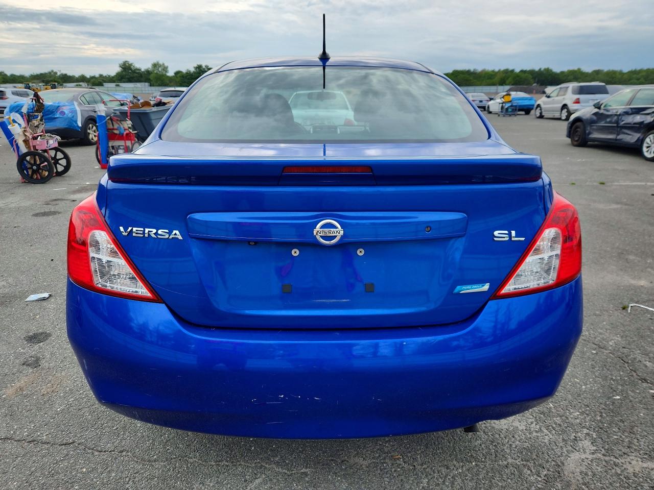 2014 Nissan Versa 1.6 Sl Blue vin: 3N1CN7AP2EL831399