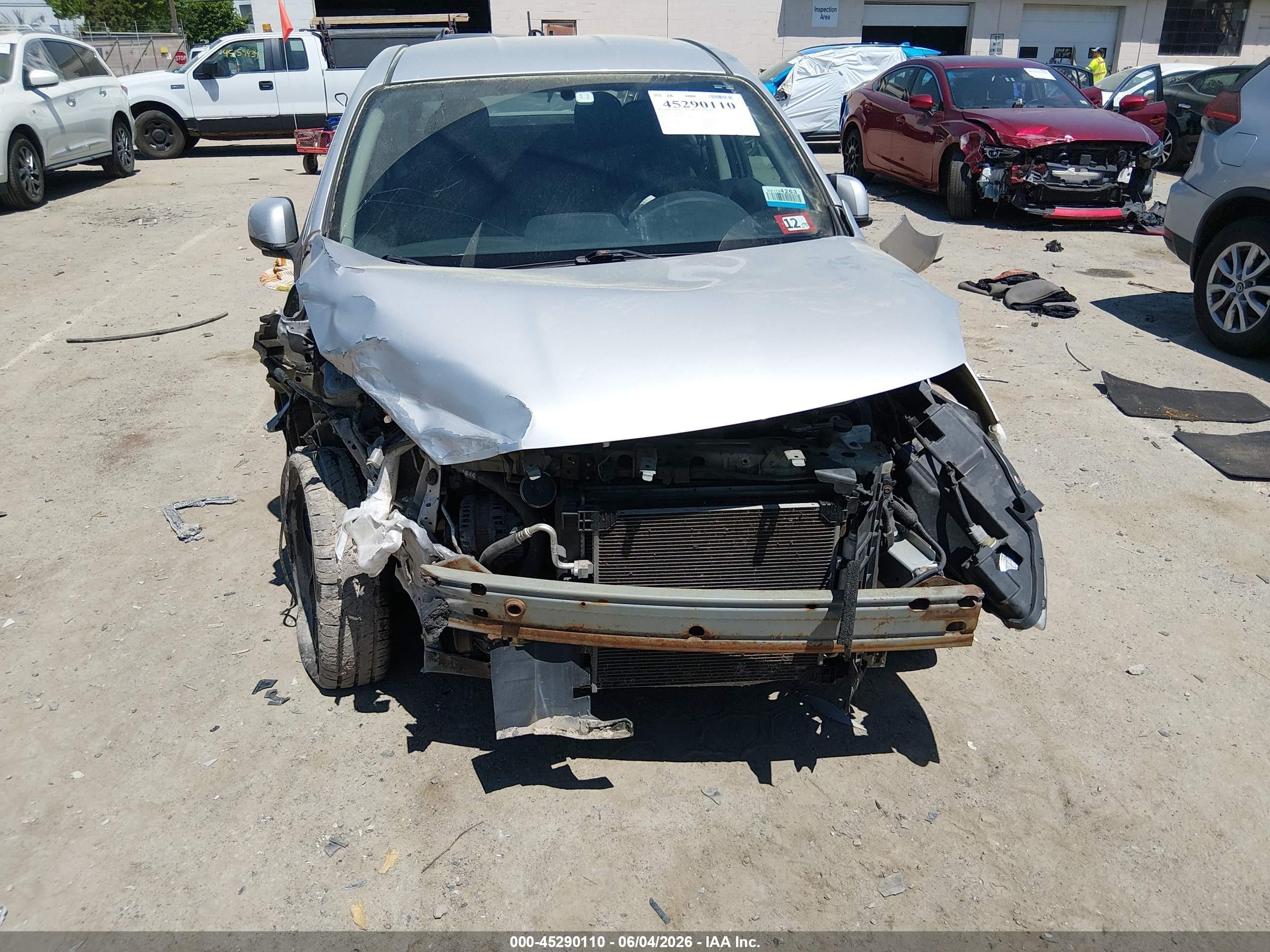 2014 Nissan Versa 1.6 Sv Silver vin: 3N1CN7AP2EL832455