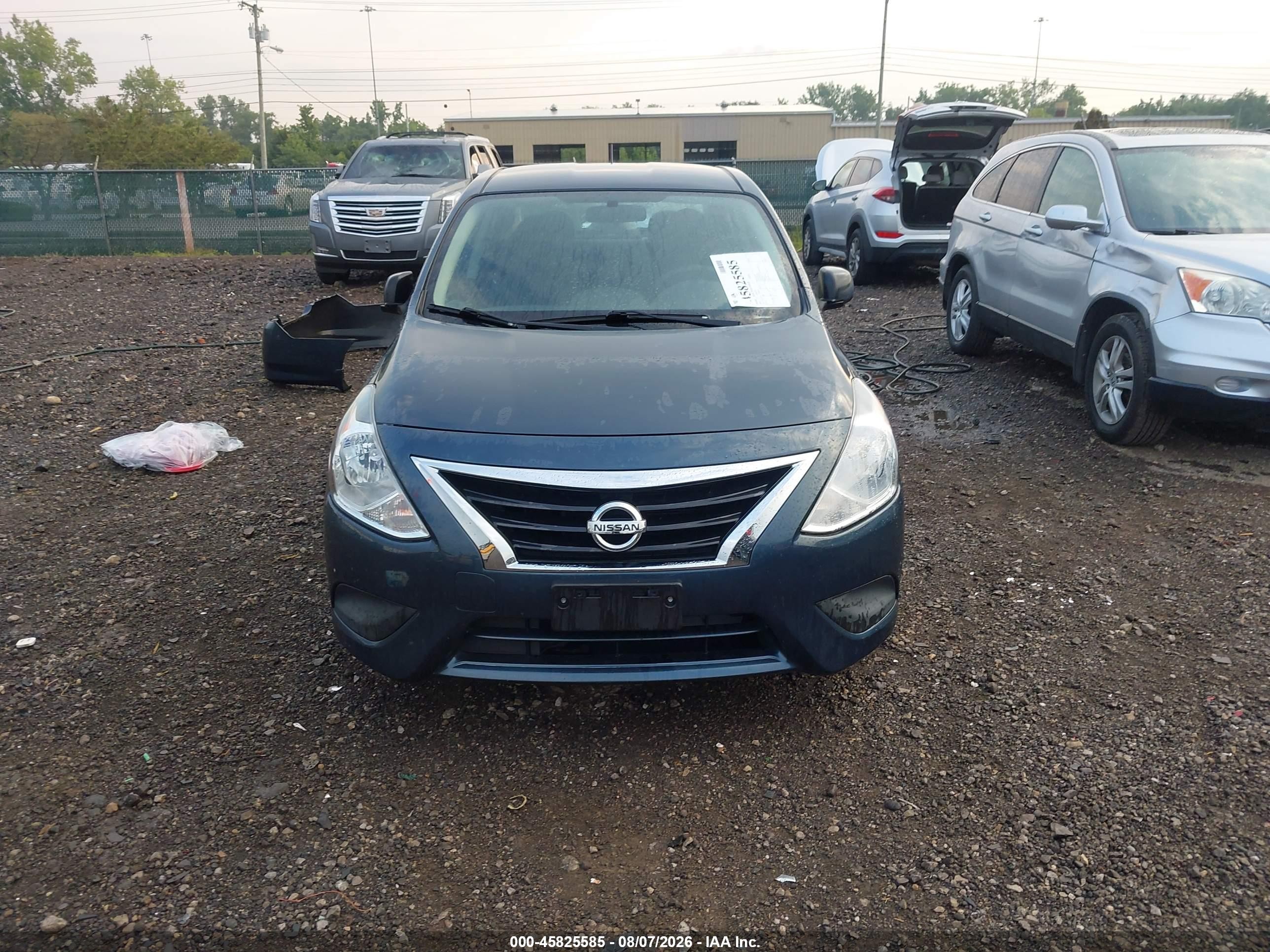 2015 Nissan Versa 1.6 S Blue vin: 3N1CN7AP2FL808917