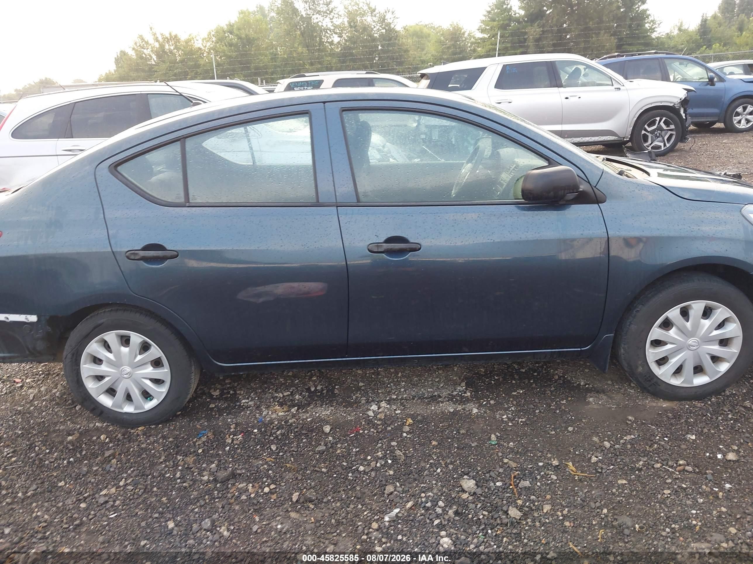 2015 Nissan Versa 1.6 S Blue vin: 3N1CN7AP2FL808917