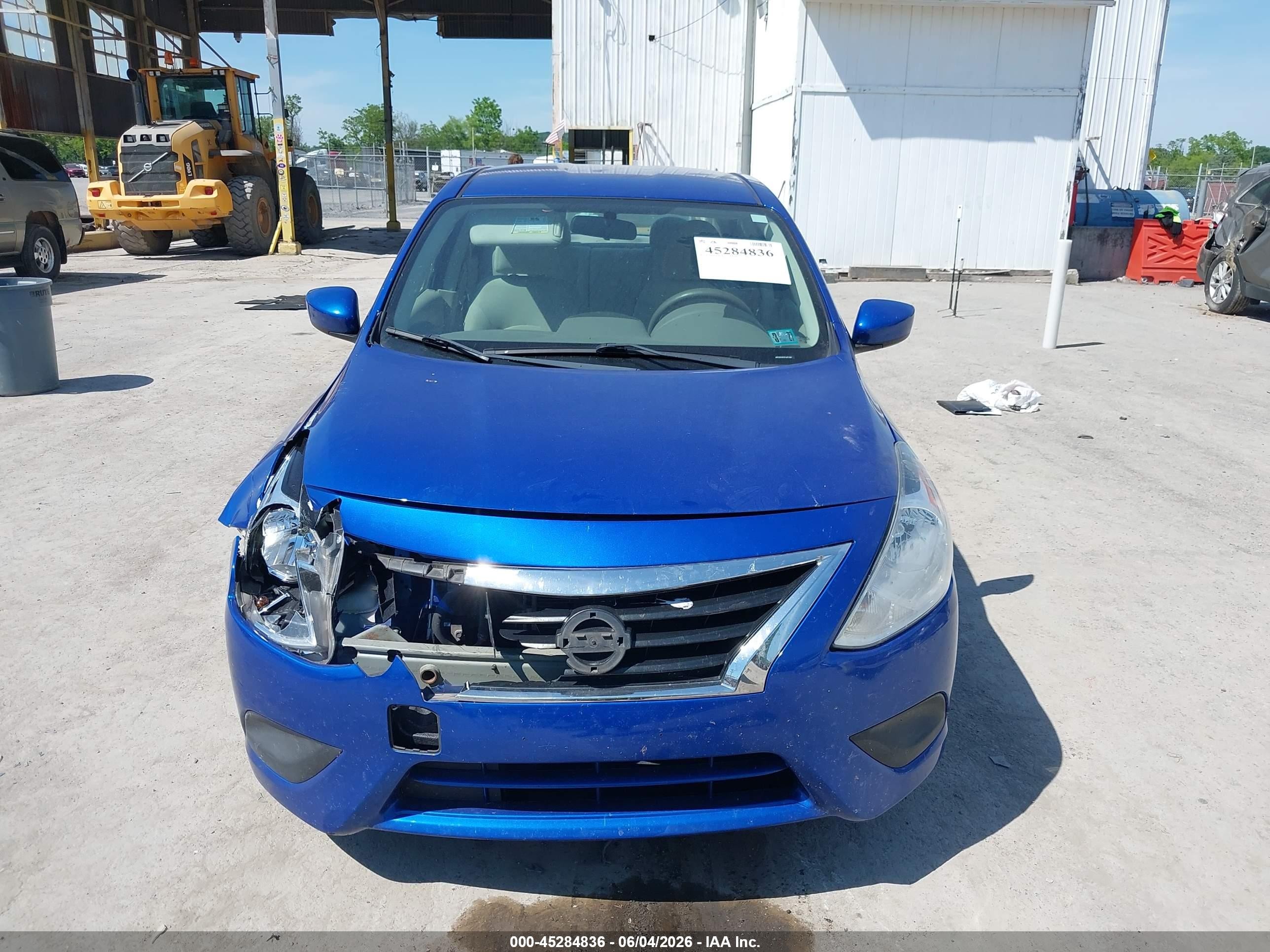 2015 Nissan Versa 1.6 Sv Blue vin: 3N1CN7AP2FL811364