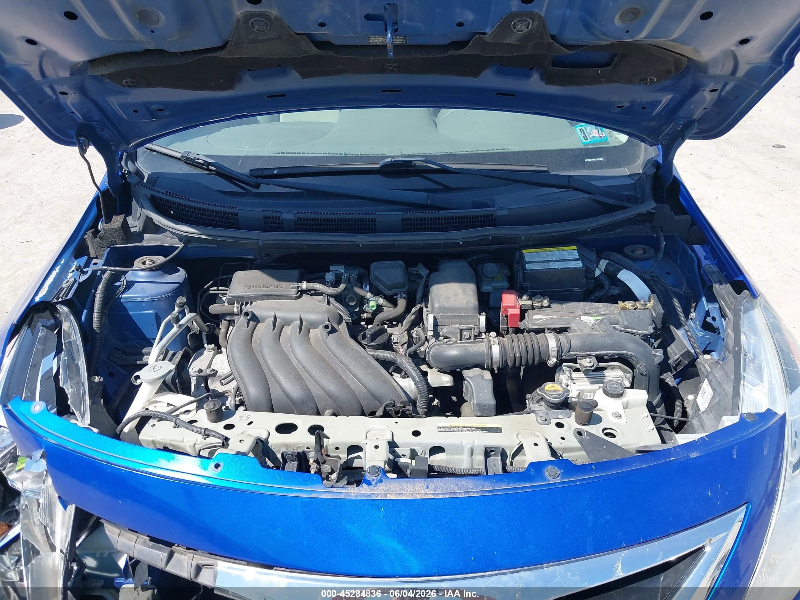 2015 Nissan Versa 1.6 Sv Blue vin: 3N1CN7AP2FL811364