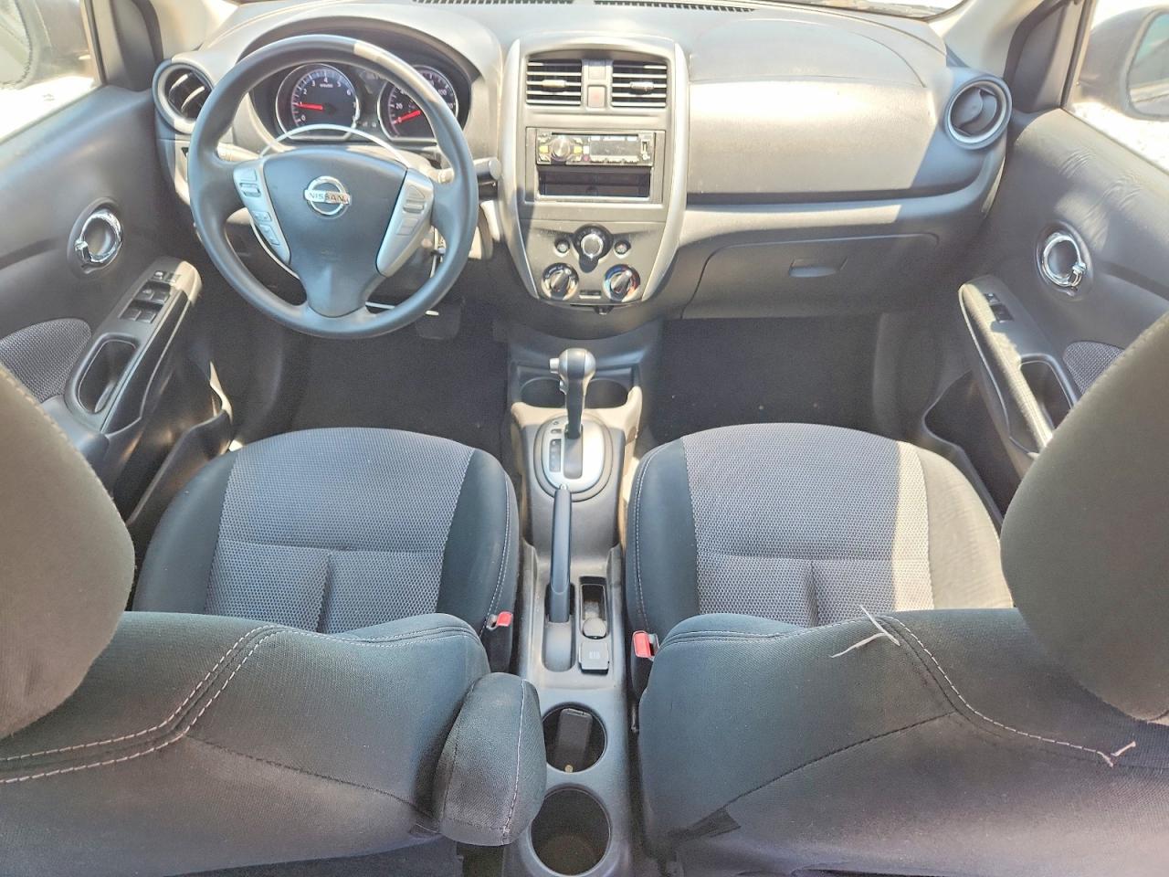 2015 Nissan Versa 1.6 Sv Gray vin: 3N1CN7AP2FL820064