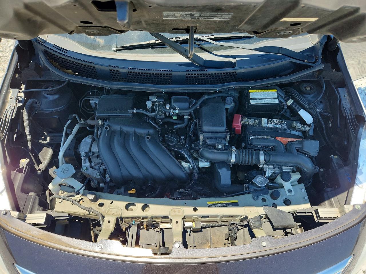 2015 Nissan Versa 1.6 Sv Gray vin: 3N1CN7AP2FL820064