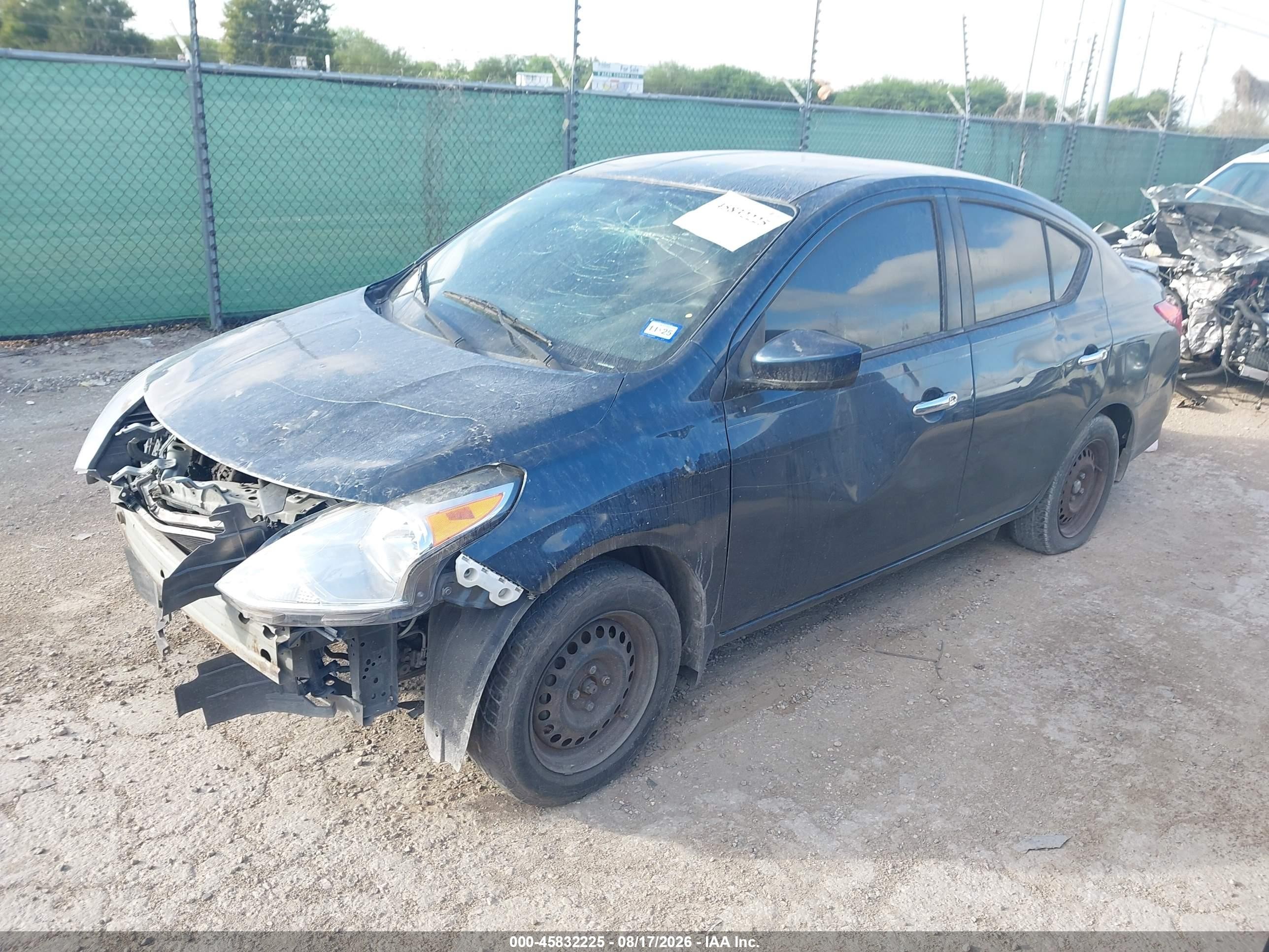 2015 Nissan Versa 1.6 Sv Blue vin: 3N1CN7AP2FL829962