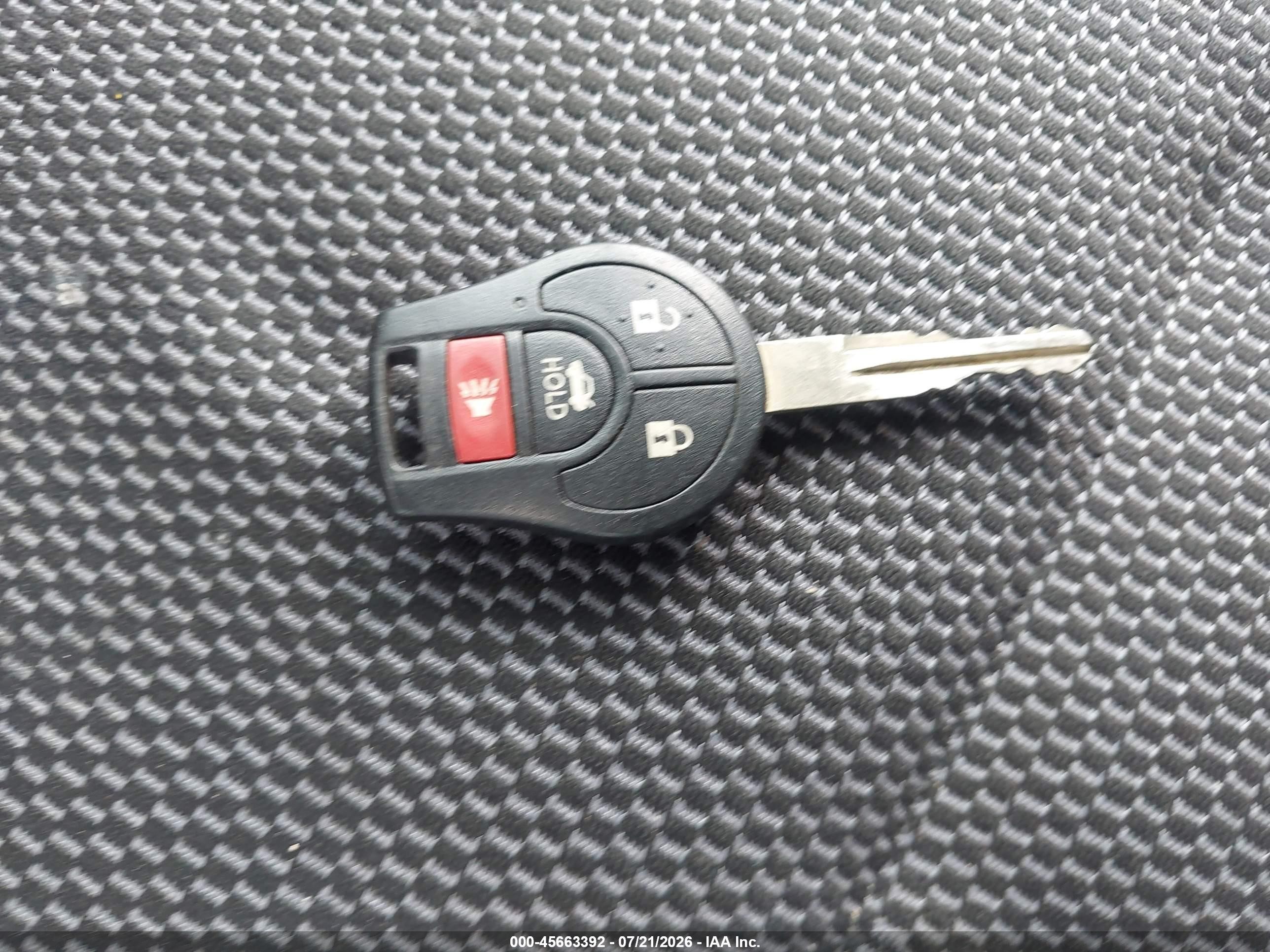 2015 Nissan Versa 1.6 Sv Red vin: 3N1CN7AP2FL831257