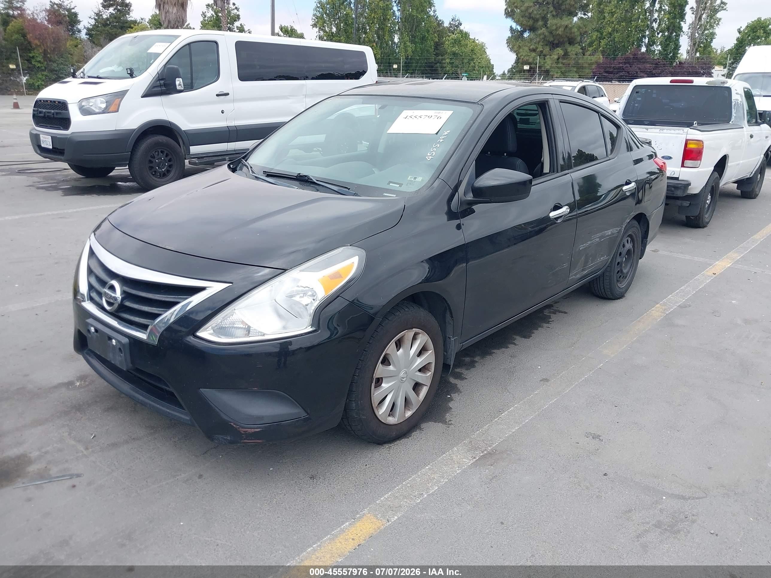 2015 Nissan Versa 1.6 Sv Black vin: 3N1CN7AP2FL831744