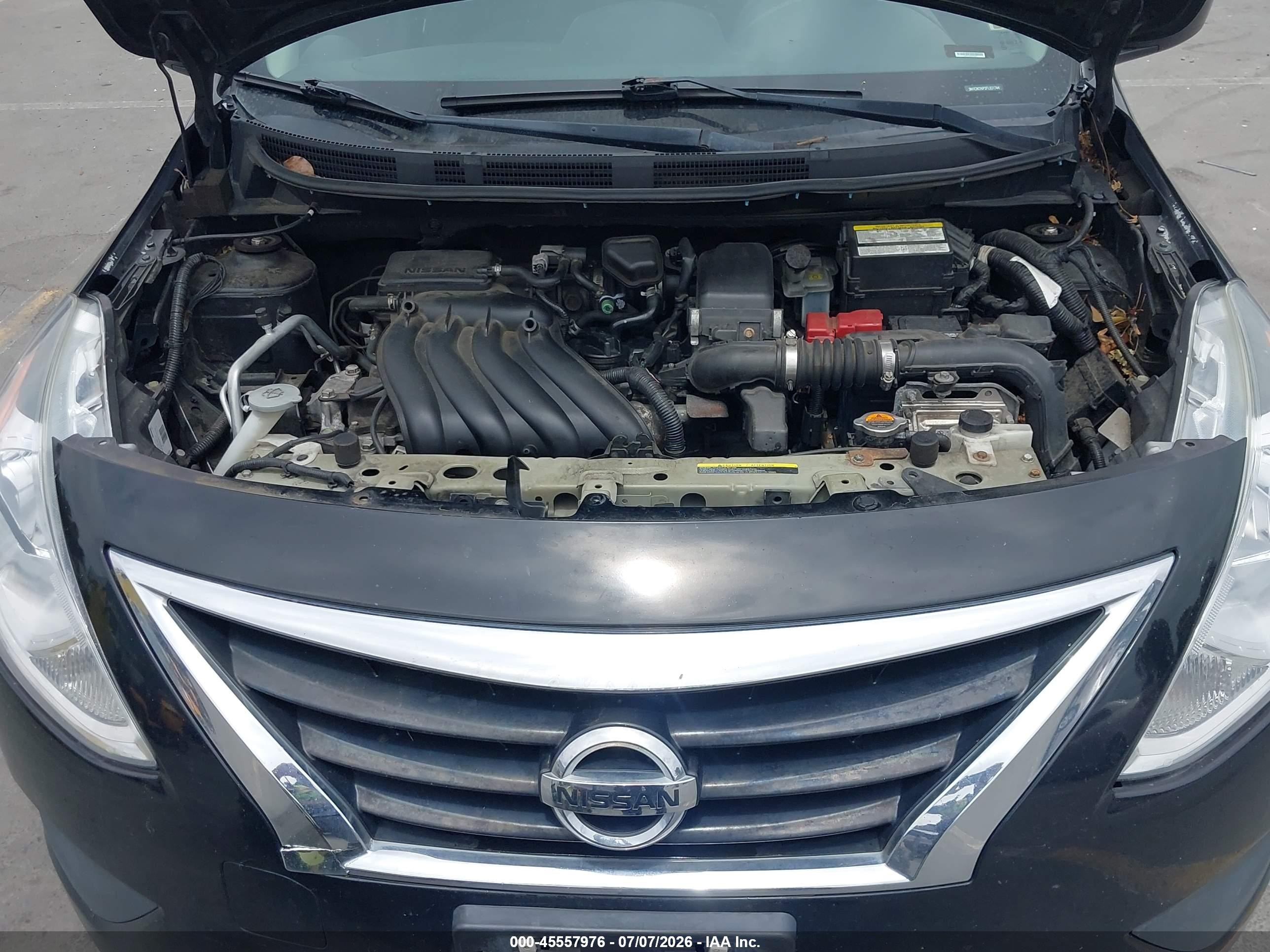 2015 Nissan Versa 1.6 Sv Black vin: 3N1CN7AP2FL831744