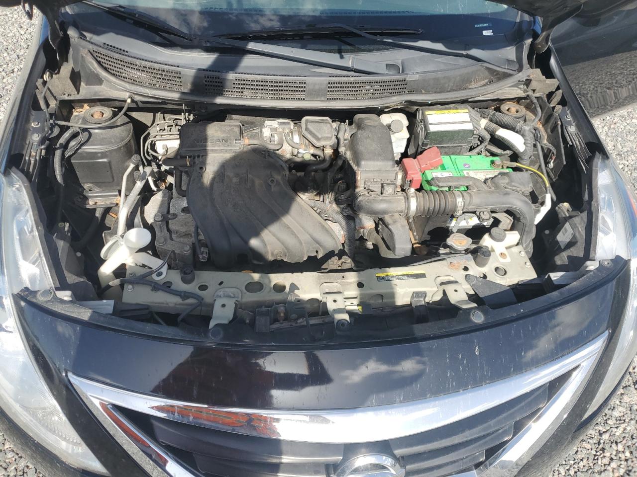 2015 Niss Versa Черный vin: 3N1CN7AP2FL838824