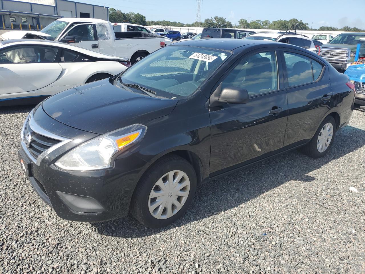 2015 Niss Versa Black vin: 3N1CN7AP2FL838824