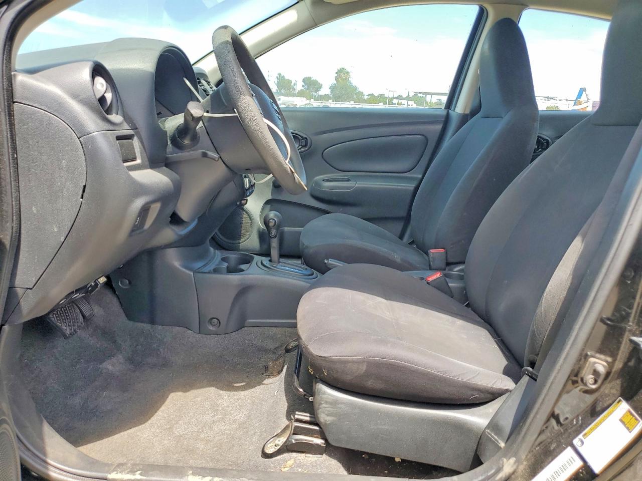 2015 Nissan Versa 1.6 S Plus Black vin: 3N1CN7AP2FL840640