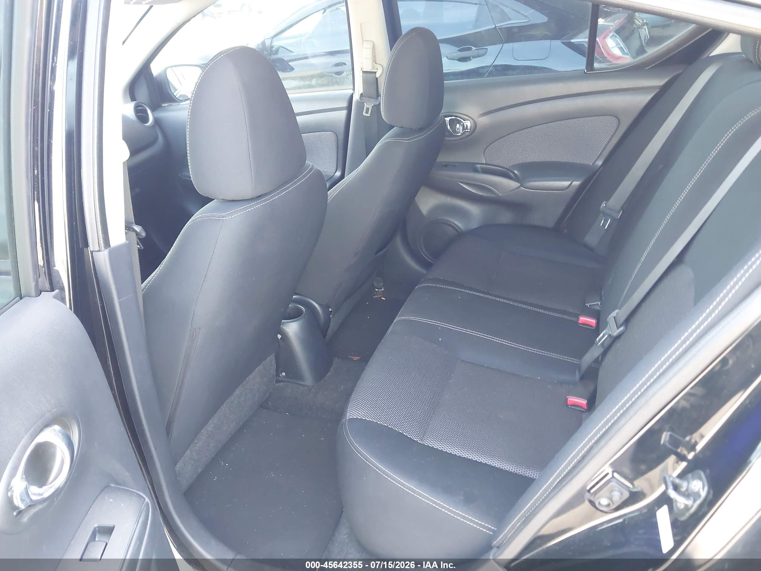 2015 Nissan Versa 1.6 Sv Black vin: 3N1CN7AP2FL869488