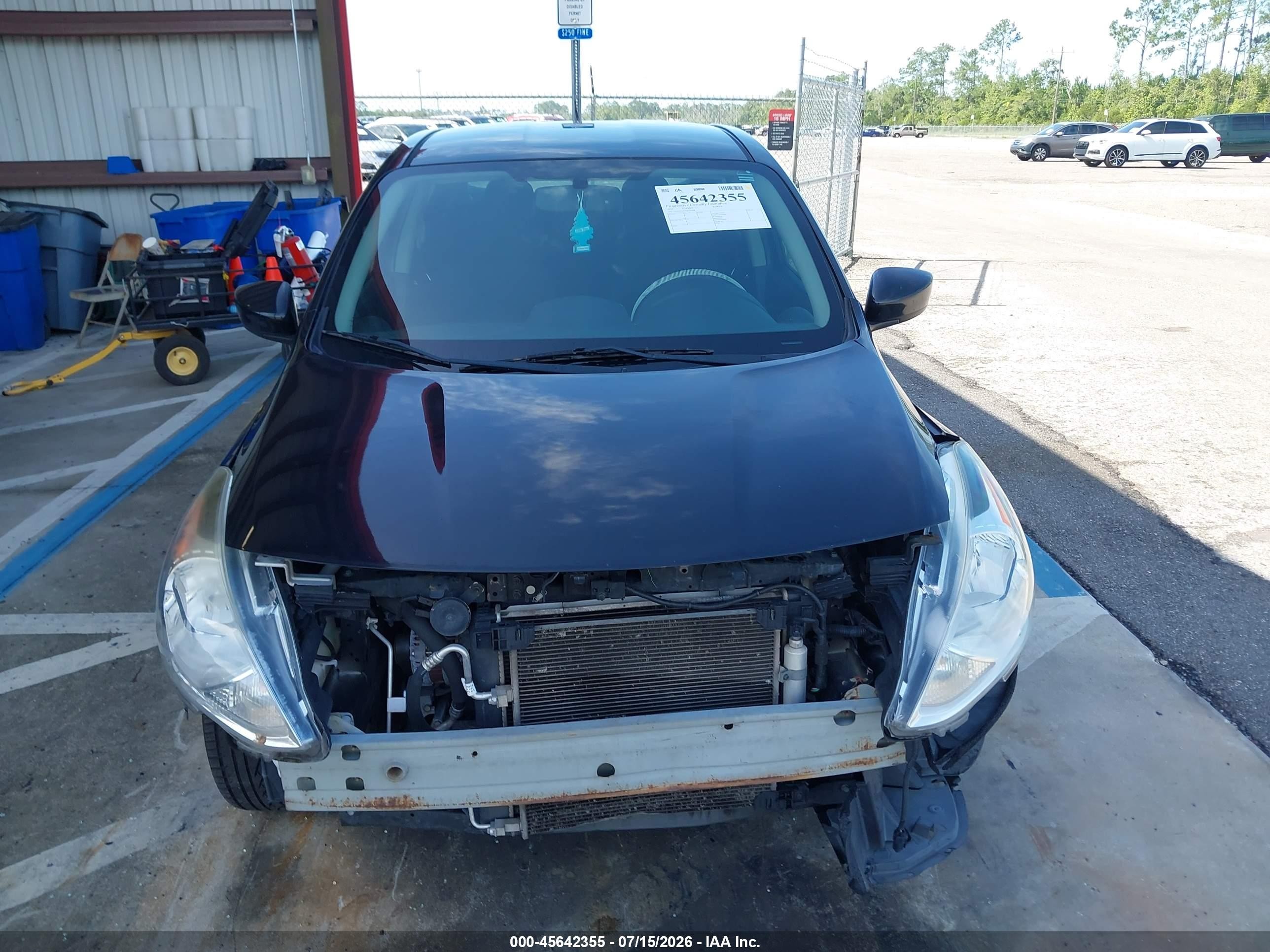 2015 Nissan Versa 1.6 Sv Black vin: 3N1CN7AP2FL869488