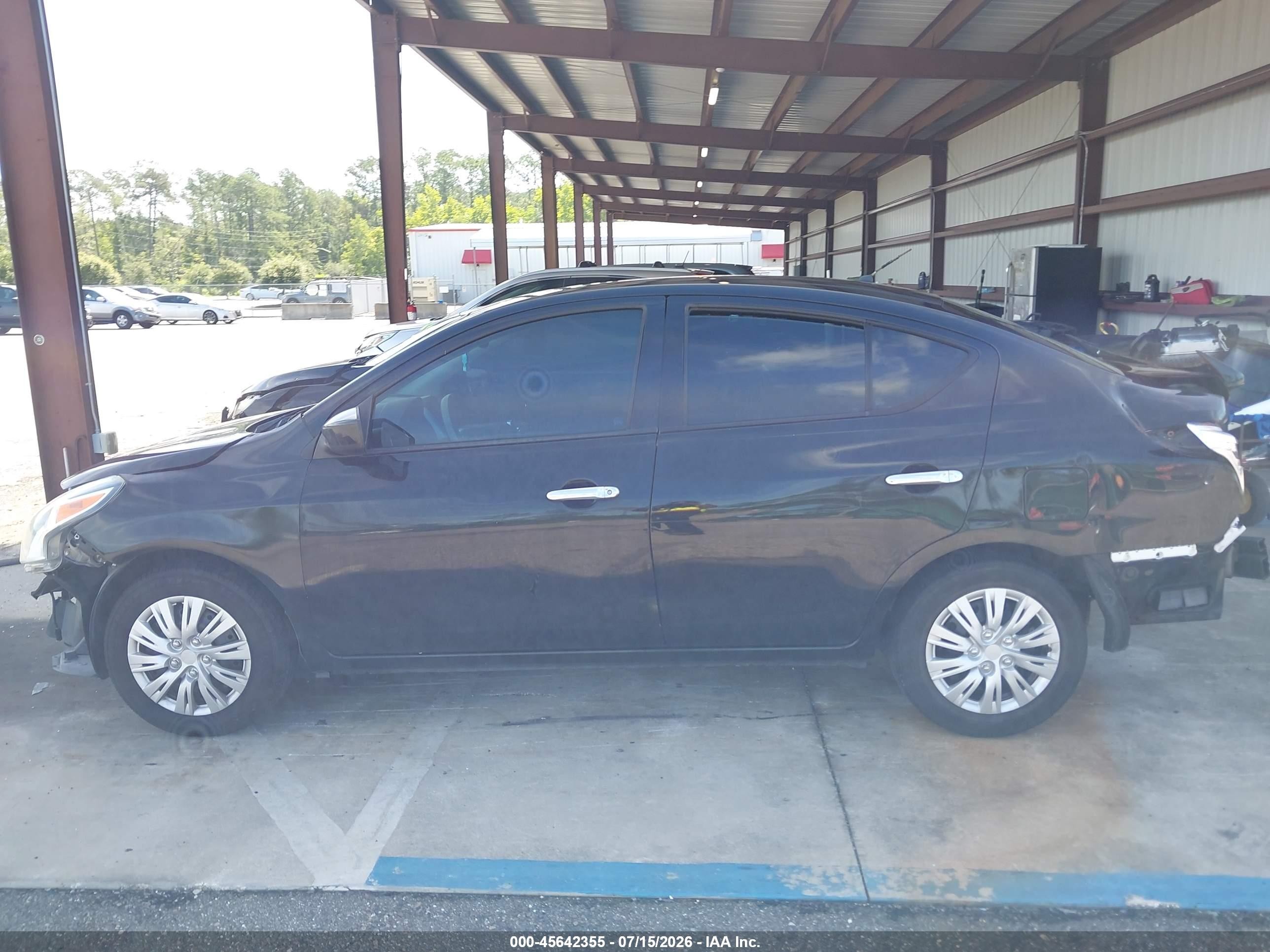 2015 Nissan Versa 1.6 Sv Black vin: 3N1CN7AP2FL869488