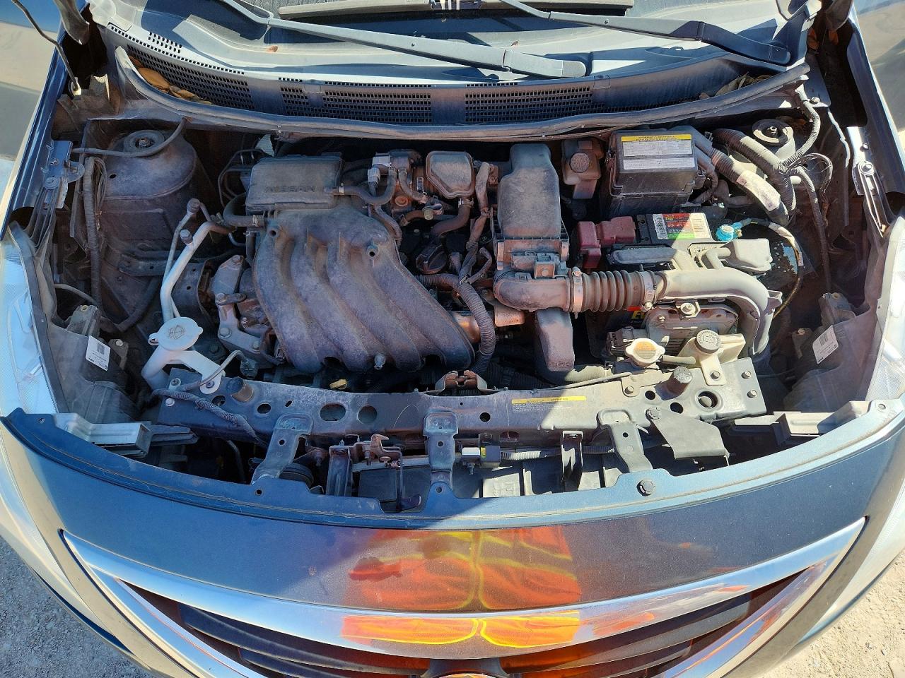 2015 Nissan Versa 1.6 S Синий vin: 3N1CN7AP2FL888171