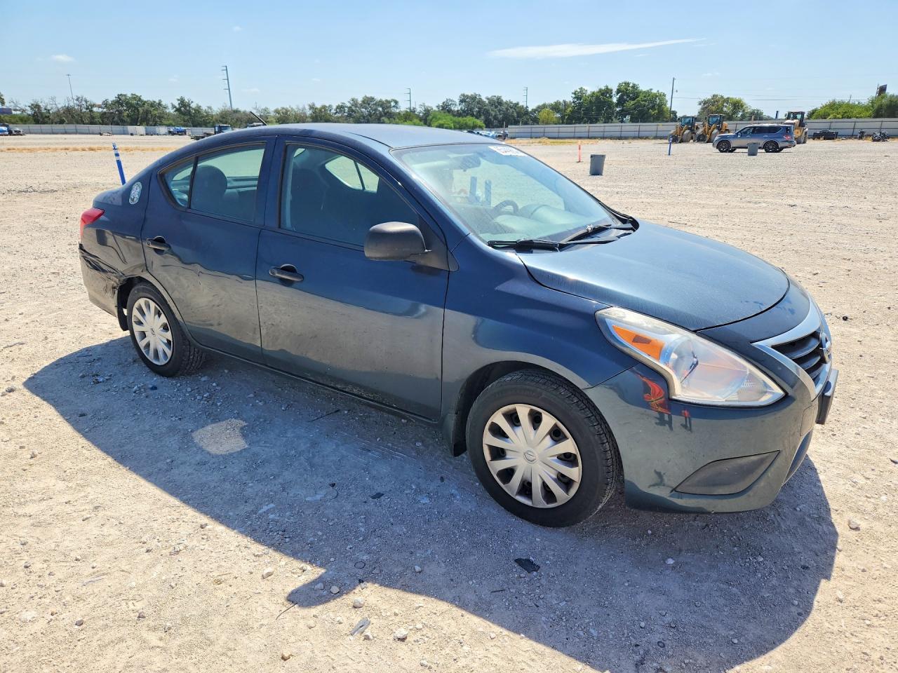 2015 Nissan Versa 1.6 S Синий vin: 3N1CN7AP2FL888171
