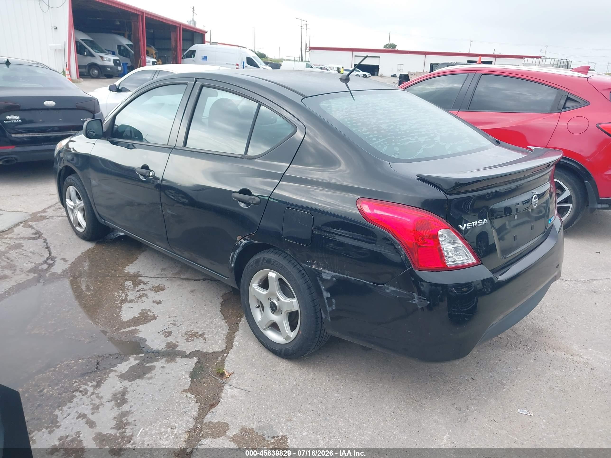 2015 Nissan Versa 1.6 S/1.6 S+/1.6 Sl/1.6 Sv Black vin: 3N1CN7AP2FL935280