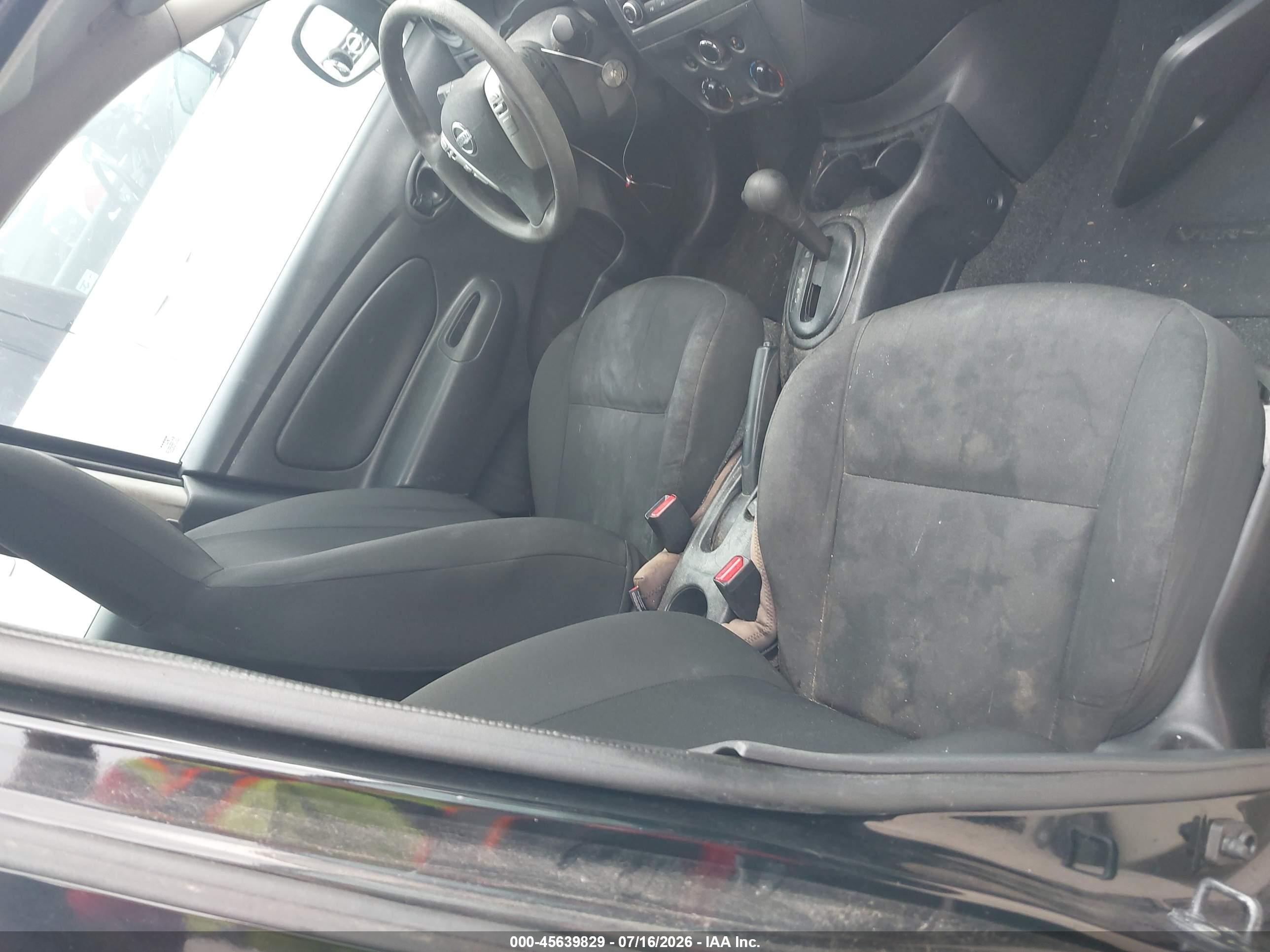 2015 Nissan Versa 1.6 S/1.6 S+/1.6 Sl/1.6 Sv Black vin: 3N1CN7AP2FL935280
