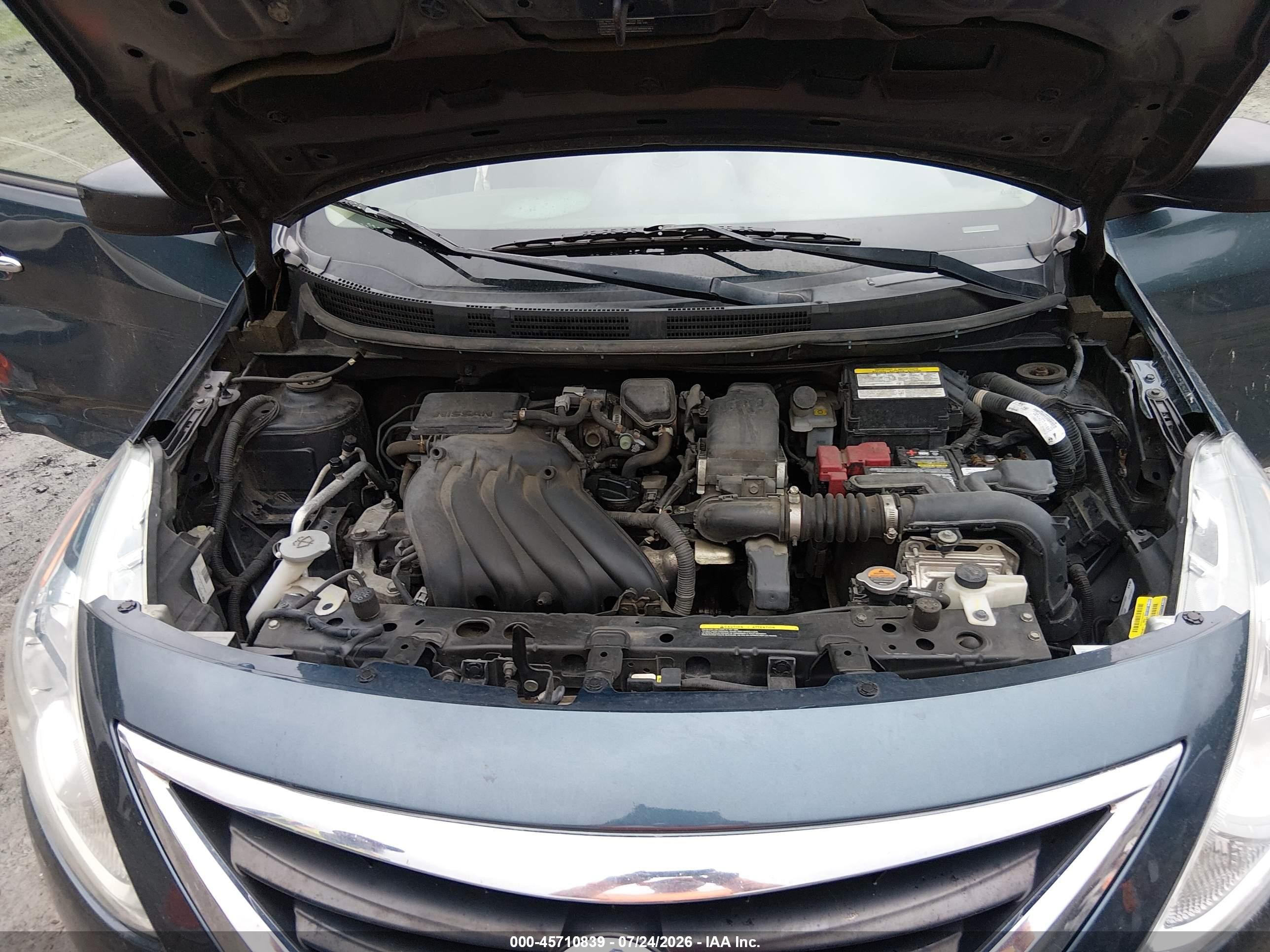 2015 Nissan Versa 1.6 Sv Синий vin: 3N1CN7AP2FL943542