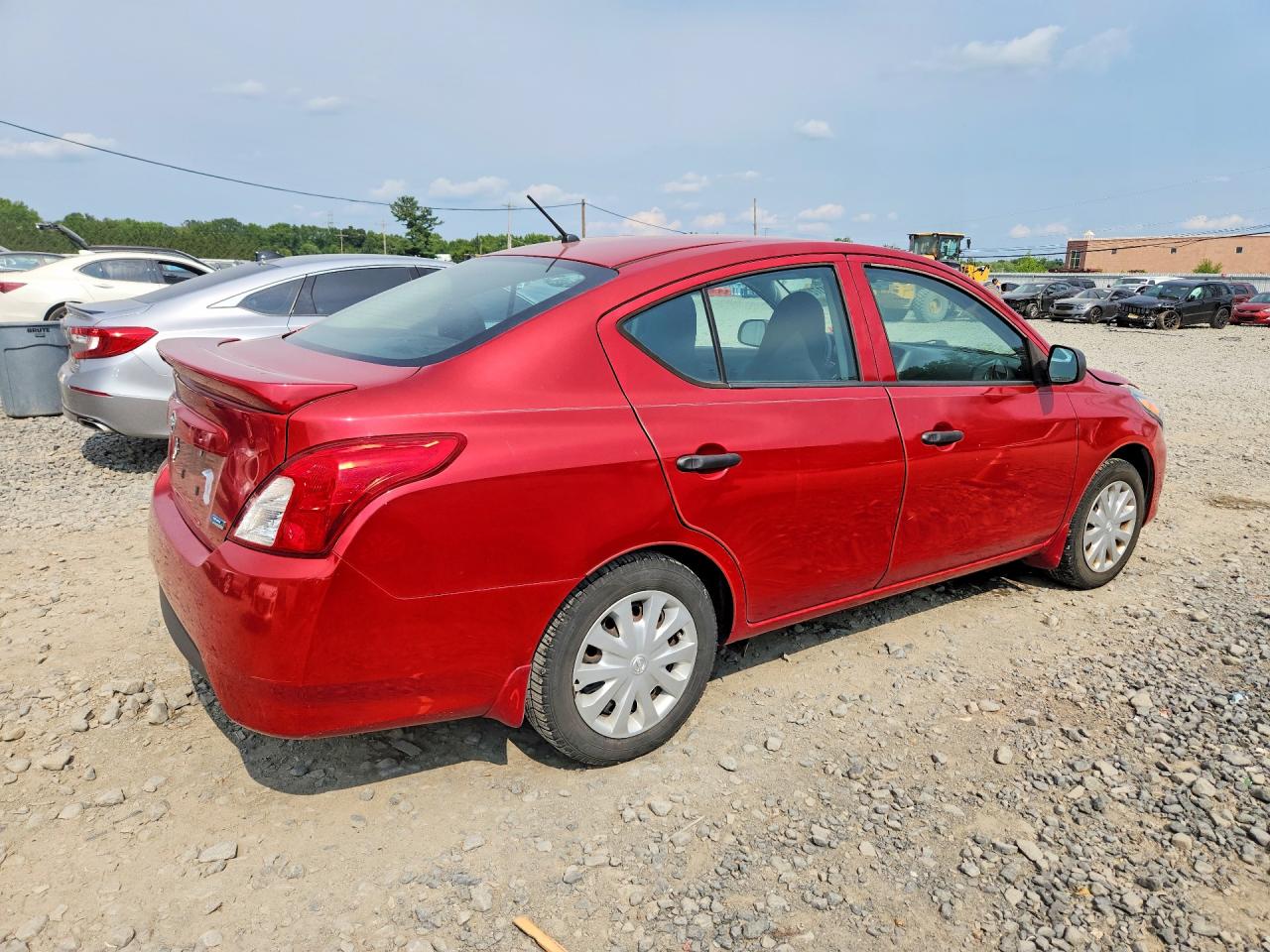 2015 Nissan Versa 1.6 S Plus Red vin: 3N1CN7AP2FL944822