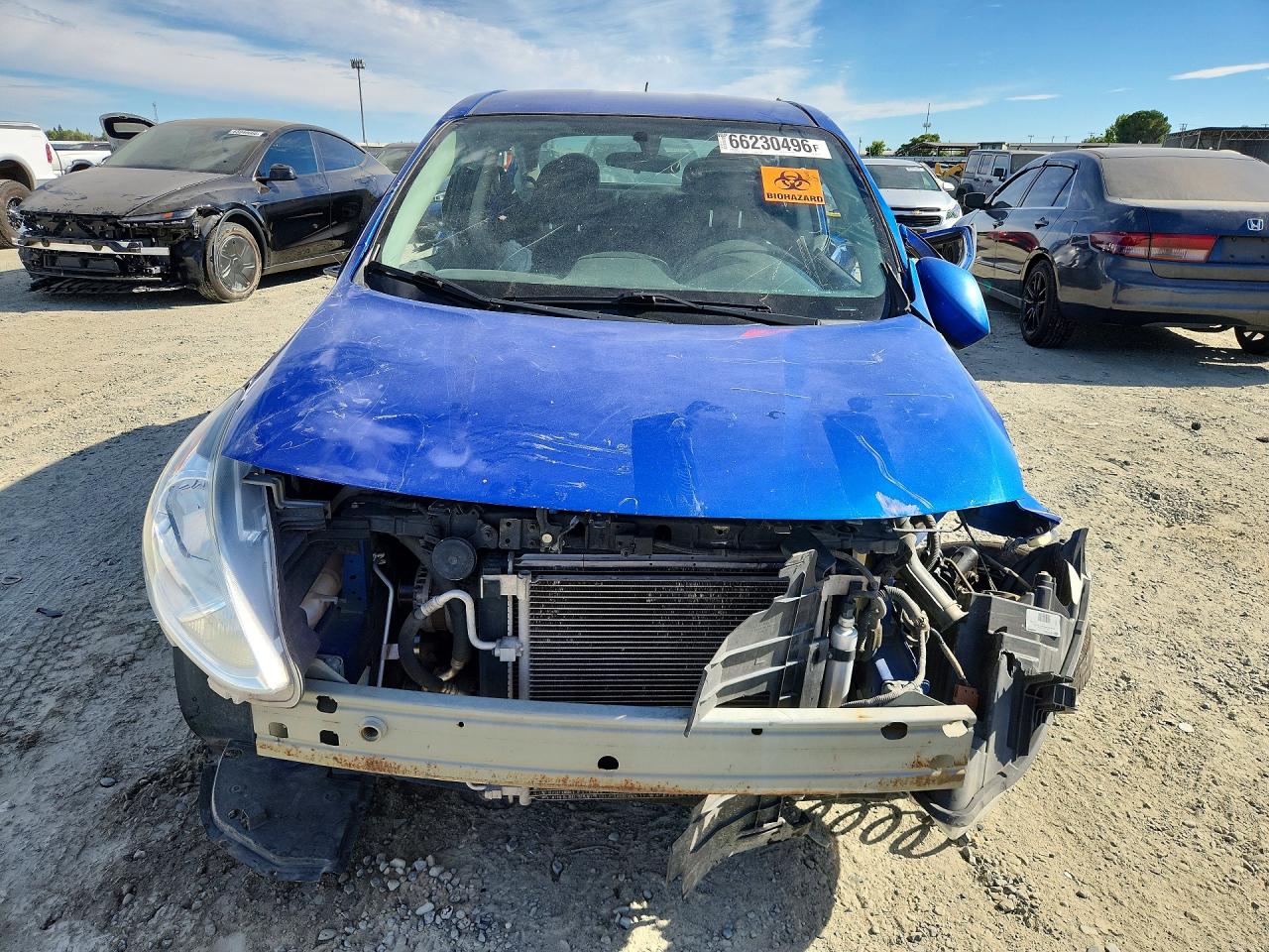 2015 Nissan Versa 1.6 Sv Blue vin: 3N1CN7AP2FL953116