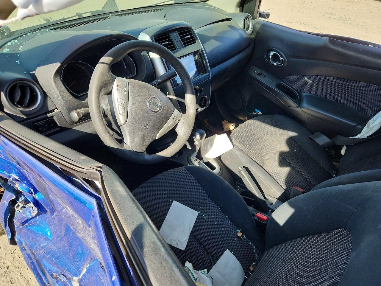 2015 Nissan Versa 1.6 Sv Blue vin: 3N1CN7AP2FL953116