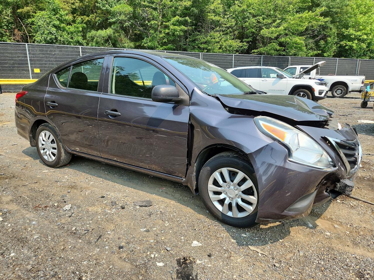 2015 Nissan Versa 1.6 S Gray vin: 3N1CN7AP2FL960373