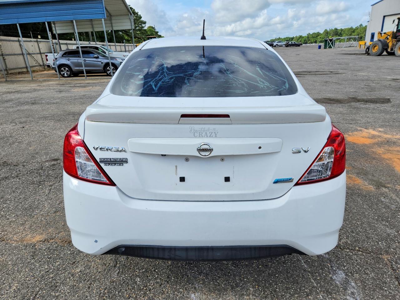 2016 Nissan Versa 1.6 S White vin: 3N1CN7AP2GL864258