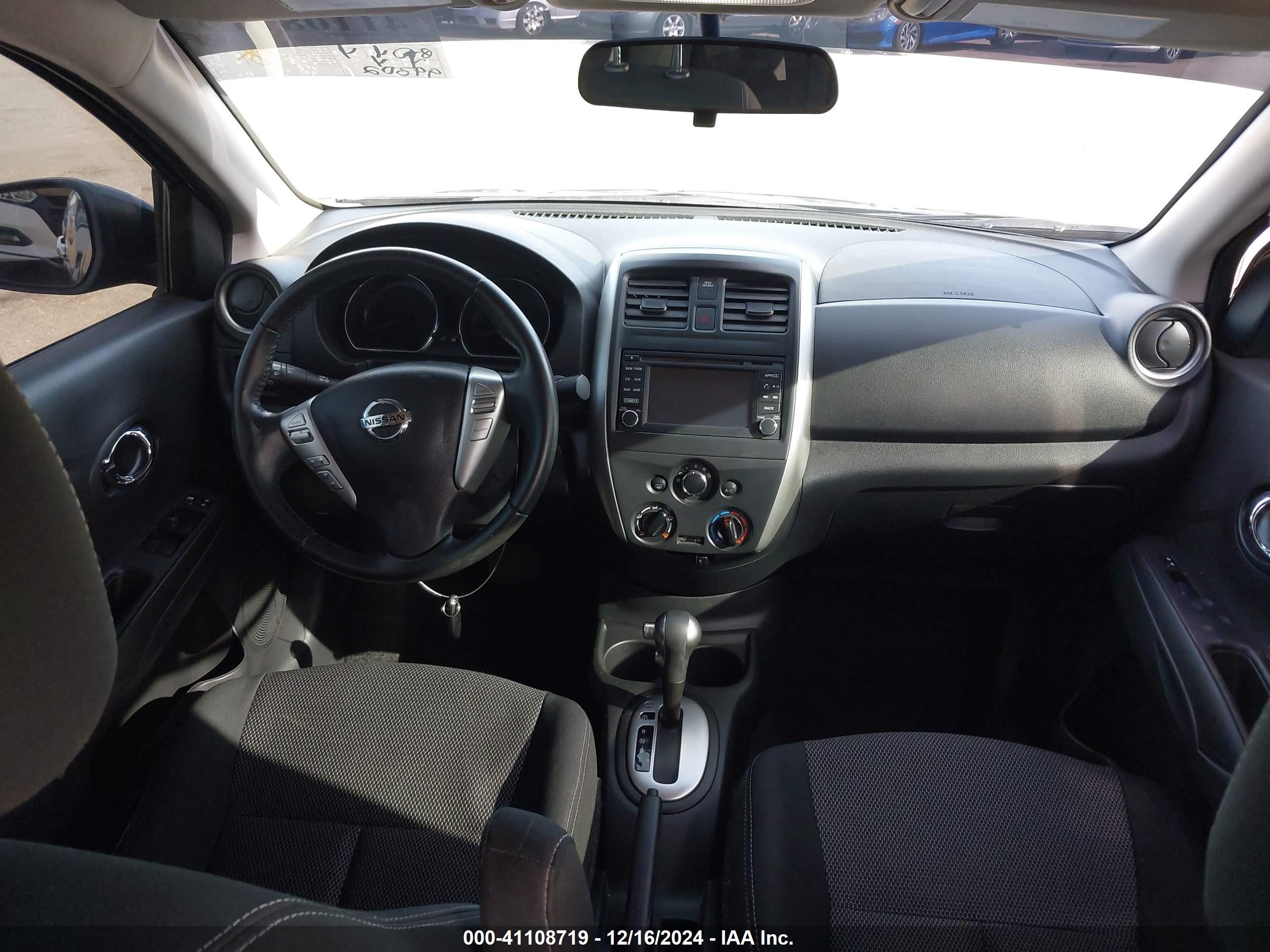 2016 Nissan Versa 1.6 Sl Black vin: 3N1CN7AP2GL904225